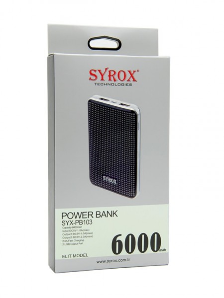 Syrox SYX-PB103 6000 mAh Powerbank