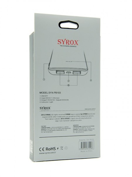 Syrox SYX-PB103 6000 mAh Powerbank