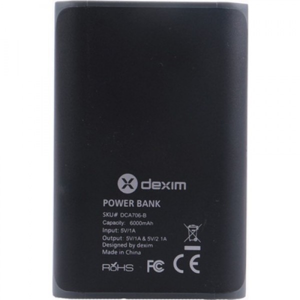 Dexim DCA706 6000 mAh Powerbank