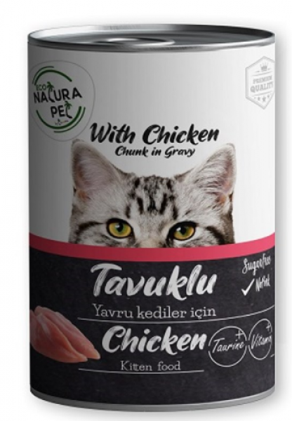 Eco Natura Pet Tavuklu Yavru 400 gr Kedi Maması