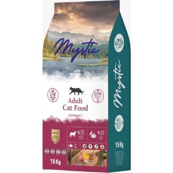 Mystic Düşük Tahıllı Gurme 15 kg Kedi Maması (15000 gr)
