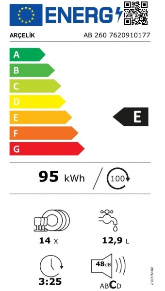 Arçelik AB 260 Bulaşık Makinesi