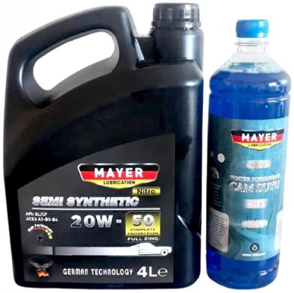 Mayer Lubrication Nitro 20W-50 Motor Yağı (4 litre)
