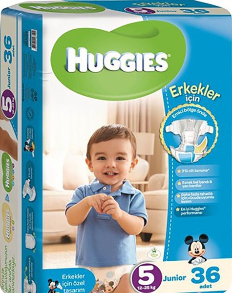 Huggies 5 Beden Erkek Bebek Bezi