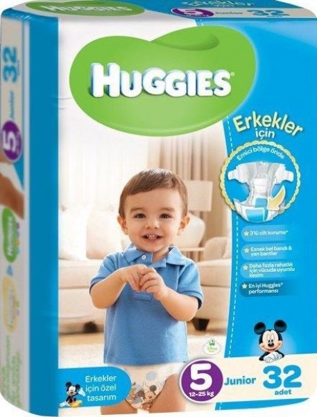 Huggies 5 Beden Erkek Bebek Bezi