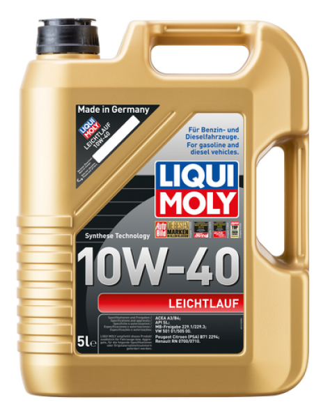 Liqui Moly Leichtlauf 10W-40 Motor Yağı (5 litre)