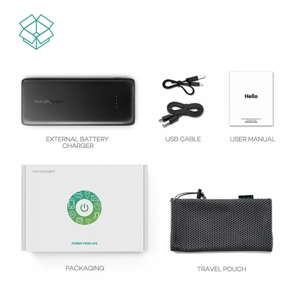 RAVPower Ace 22000 mAh Powerbank