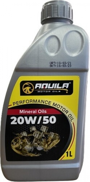 Aquila 20W-50 Motor Yağı (1 litre)
