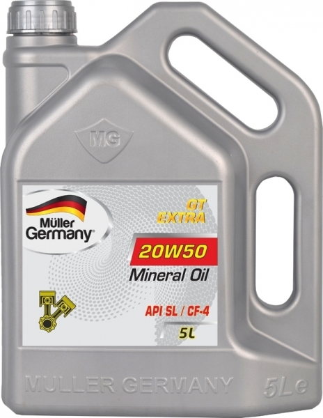 Müller Germany GT Extra 20W-50 Motor Yağı (4 litre)