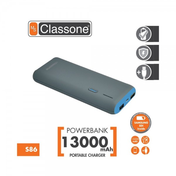 Classone S86 13000 mAh Powerbank