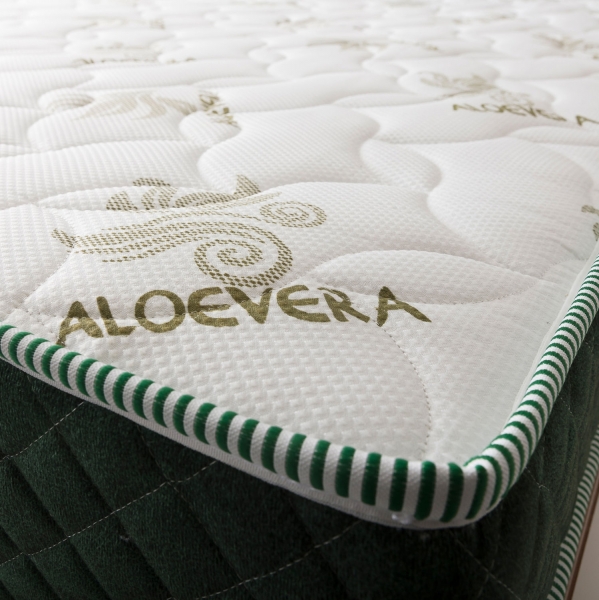 Pooly Aloevera Desenli 140x190 cm Yaylı Yatak