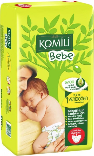Komili Bebe 1 Beden Bebek Bezi