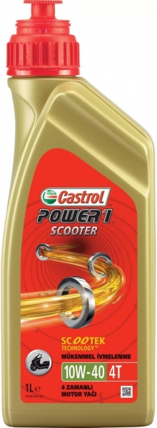 Castrol Power1 Scooter 4T 10W-40 Motor Yağı (1 litre)
