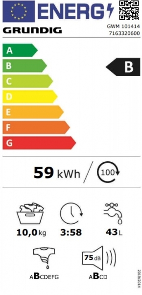 Grundig GWM 101414 B Çamaşır Makinesi