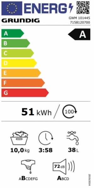 Grundig GWM 101445 A Çamaşır Makinesi