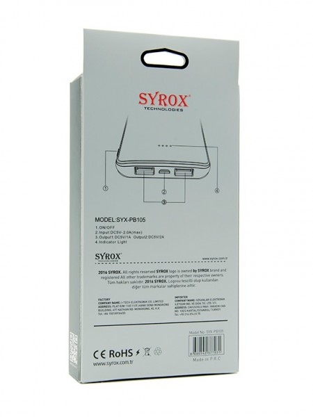 Syrox SYX-PB105 9000 mAh Powerbank