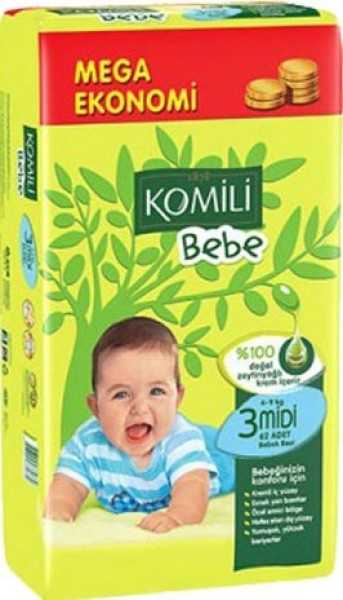 Komili Bebe 3 Beden Bebek Bezi