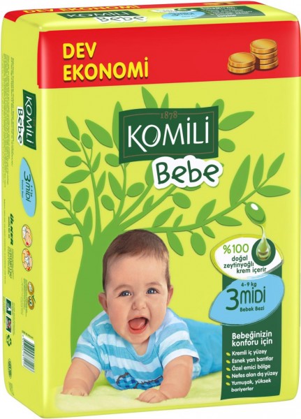 Komili Bebe 3 Beden Bebek Bezi