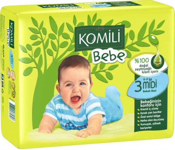 Komili Bebe 3 Beden Bebek Bezi