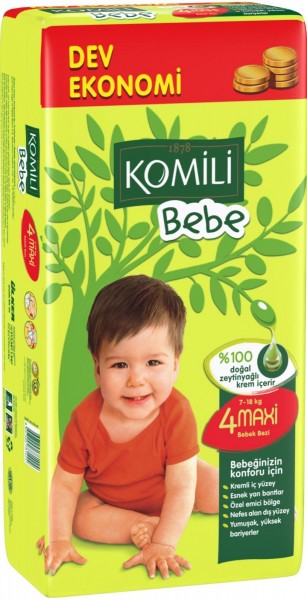 Komili Bebe 4 Beden Bebek Bezi