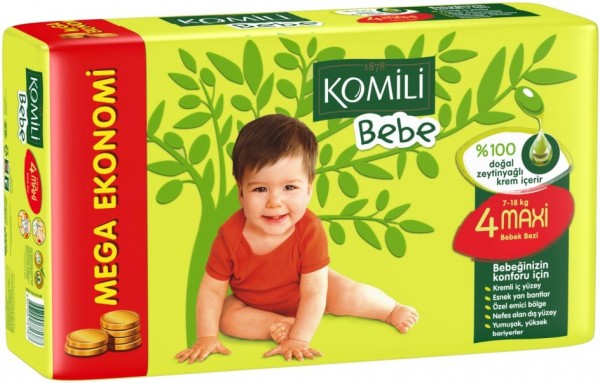 Komili Bebe 4 Beden Bebek Bezi
