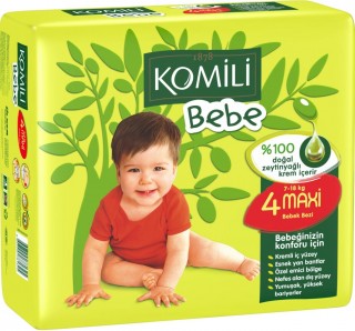 Komili Bebe 4 Beden Bebek Bezi