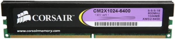 Corsair XMS2 1 GB 800 MT