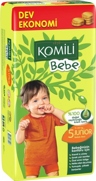 Komili Bebe 5 Beden 32 Adet Bebek Bezi