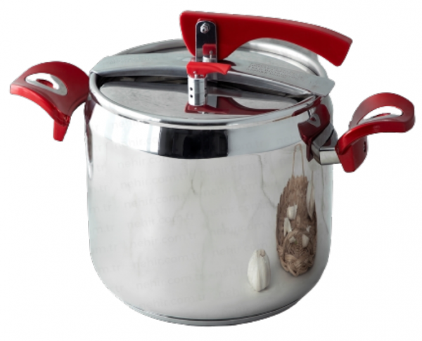 Nehir Silver Klasik Düdüklü Tencere (8 Litre)