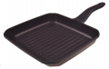 Bambum Glory Beyaz Desenli Grill Tava 26 cm resim