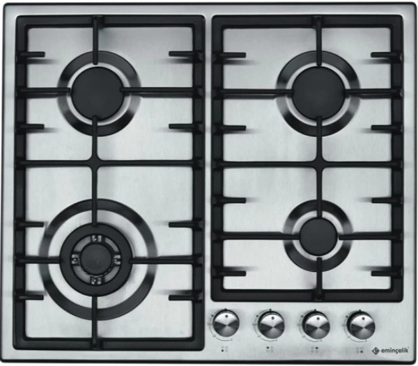 Eminçelik EC-AH 3440 SW X60 DNG Ankastre Gazlı Ocak