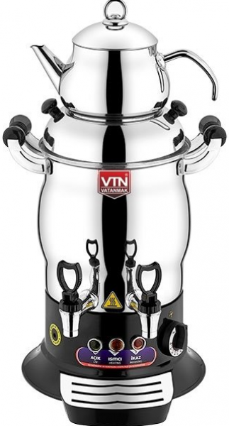 Vatan Mini Çift Demlikli Semaver (5 lt)