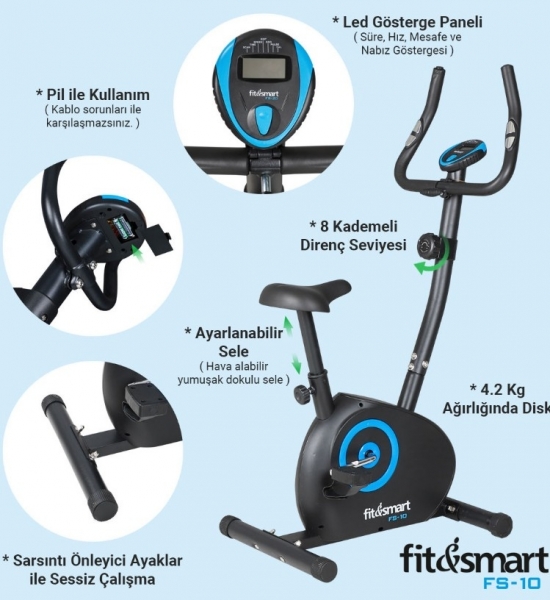 Fit And Smart FS-10 Dikey Bisiklet