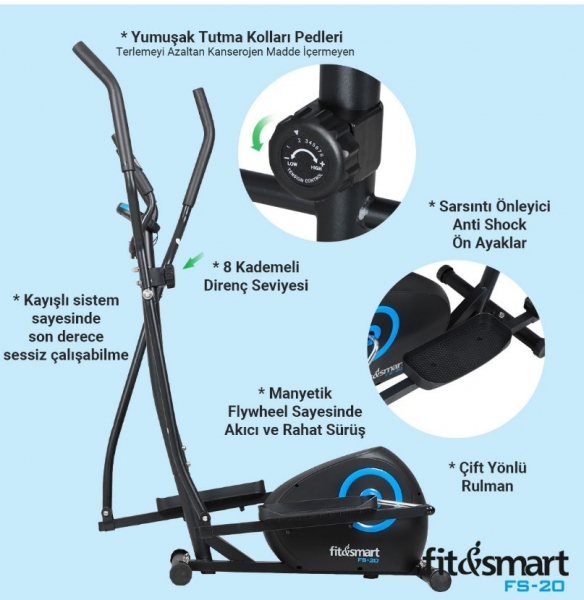 Fit And Smart FS-20 Eliptik Bisiklet