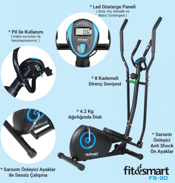 Fit And Smart FS-20 Eliptik Bisiklet