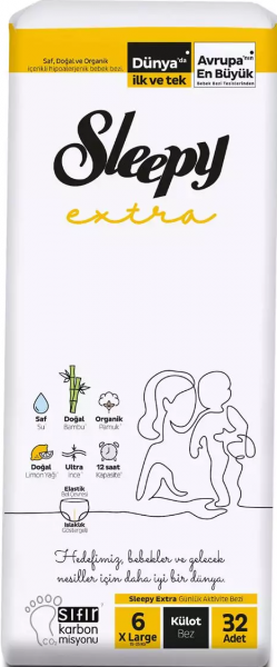 Sleepy Extra Günlük Aktivite Külodu 6 Beden Bebek Bezi