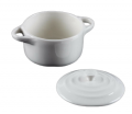 Acar Bianco Perla Porselen Yuvarlak Sunum Tenceresi 14 cm resim
