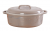 Acar Vanessa Porselen Mermer Desen Oval Tencere 20 cm