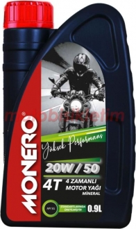 Monero 4T 20W-50 Motor Yağı