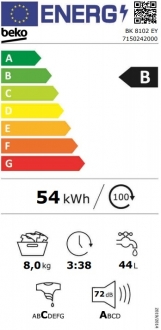 Beko BK 8102 EY Çamaşır Makinesi