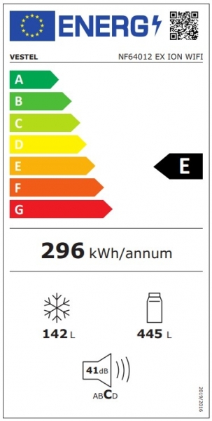 Vestel NF64012 EX ION WIFI Buzdolabı