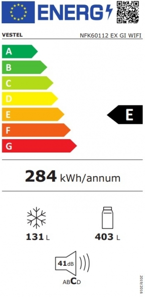 Vestel NFK60112 EX GI WIFI Buzdolabı