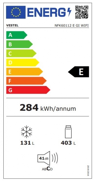 Vestel NFK60112 E GI WIFI Buzdolabı