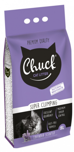 Chuck Lavanta Kokulu İnce Taneli 5 lt Kedi Kumu (5 lt)