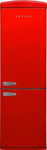 Vestel RETRO NFK37001 Buzdolabı (Kırmızı)