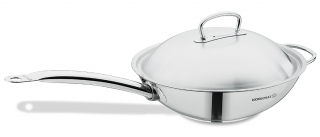 Korkmaz Proline Yardımcı Saplı Wok Tava 32 cm