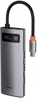 Baseus Metal Gleam Series 5in1 Multifunctional Dönüştürücü