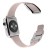 Apple Watch (38 mm) Paslanmaz Çelik Kasa ve Modern Tokalı Açık Pembe Kayış (Medium) Akıllı Saat