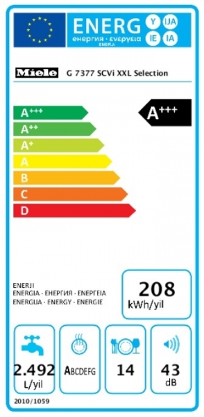 Miele G 7377 SCVi XXL Selection Bulaşık Makinesi