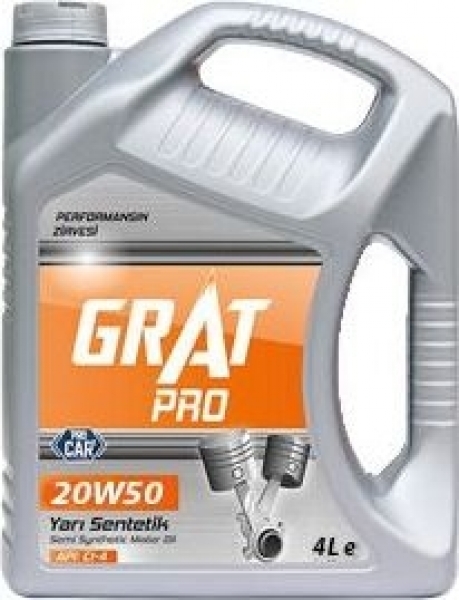 Grat Pro 20W-50 Motor Yağı (4 litre)